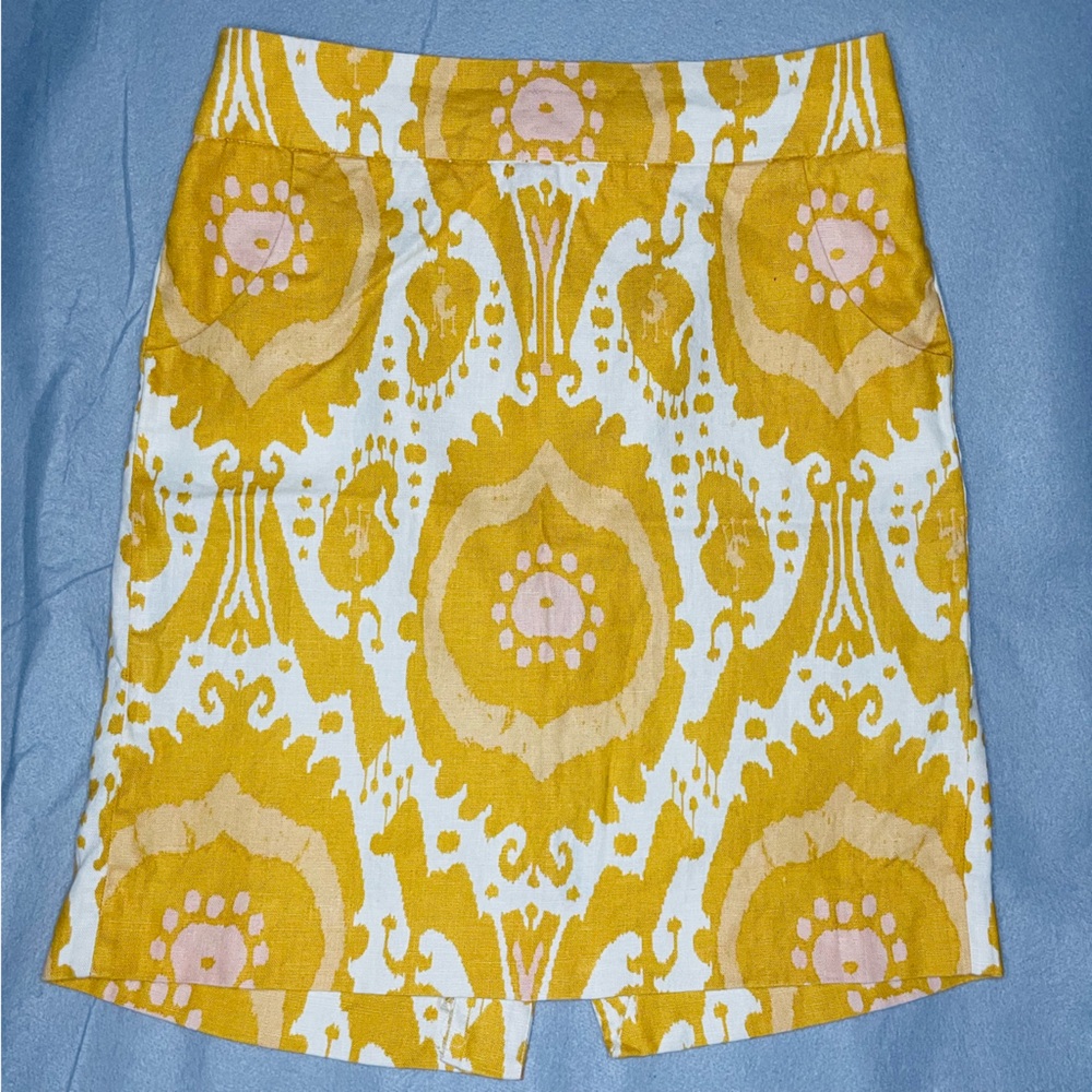 J Crew Floral Mini Skirt size 6
